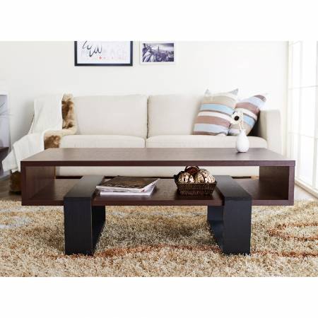 Dohányzóasztal stílusa egyszerű, könnyen összeszerelhető.